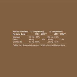 VITAE MAGNESIUM 6 20 COMPRIMIDOS (MAGNESIO, VITAMINA B6, TAURINA)