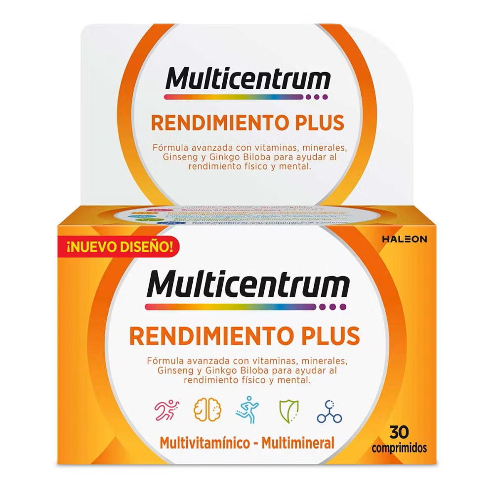 MULTICENTRUM PLUS GINSENG Y GINKGO  30 COMPRIMIDOS