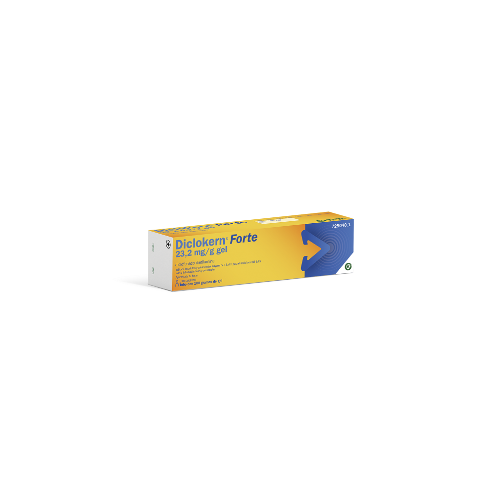 DICLOKERN FORTE 23,2 MG/G GEL CUTANEO 1 TUBO 100 G