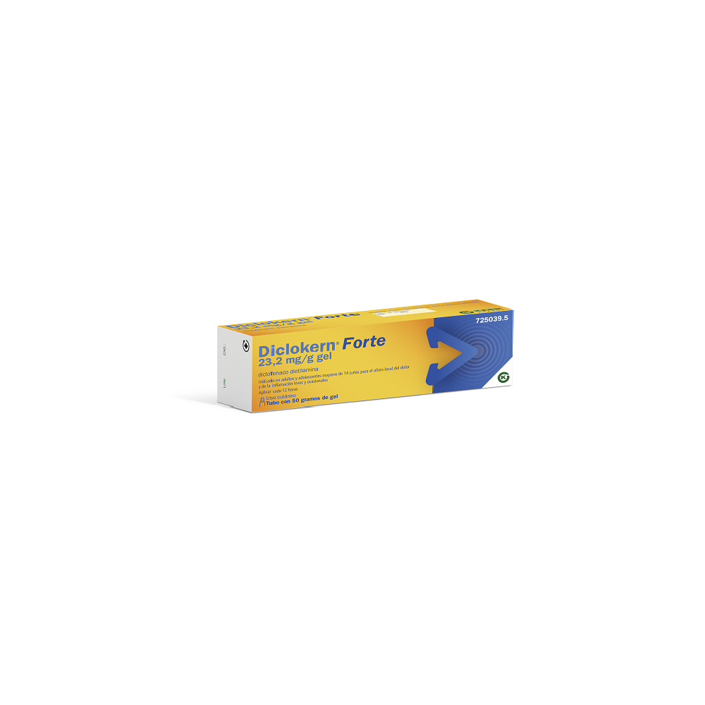 DICLOKERN FORTE 23,2 MG/G GEL CUTANEO 1 TUBO 50 G