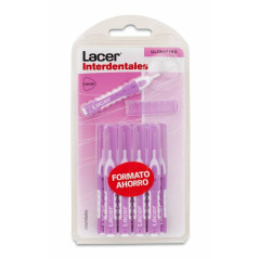 LACER CEPILLO INTERDENTAL ULTRAFINO MORADO 10 UNIDADES