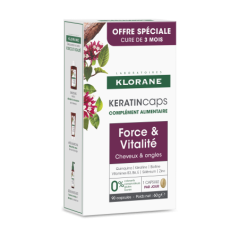 KLORANE TRIO KERATINCAPS ANTICAIDA 3X30 CAPSULAS