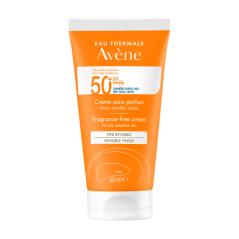 AVENE SPF 50+ CREMA FACIAL SIN PERFUME 50 ML