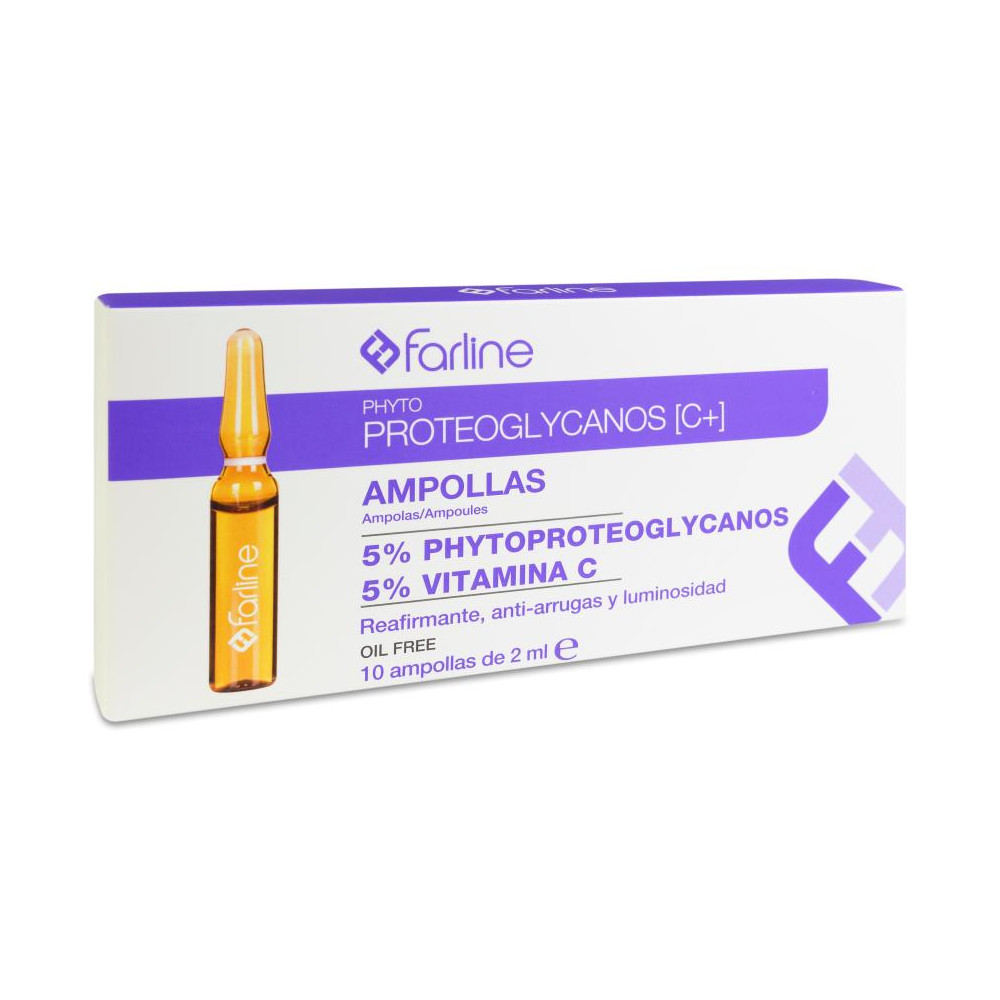 FARLINE AMPOLLA PHYTOPROTEOGLYCANOS + VIT C 10 X 2 ML